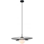 Italux Alison MDM40011BK lampa wisząca 1x40 W czarna