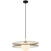 Italux Sandy MDM40021GD lampa wisząca 1x40 W złota