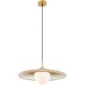 Italux Sally MDM40031GD lampa wisząca 1x40 W złota