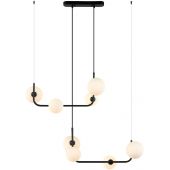 Italux Ferrand MDM41238BK lampa wisząca powyżej 6x25 W czarna