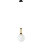 Italux Aldeva PND023401MBRO lampa wisząca 1x40 W złota