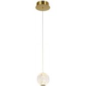 Italux Rosario PND122201211AGD lampa wisząca 1x4 W złota