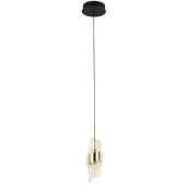 Italux Tonga PND2637418W3KBKGD lampa wisząca 1x8 W czarna