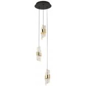 Italux Tonga PND26374323W3KBKGD lampa wisząca 3x23 W czarna