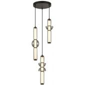 Italux Bruni PND273723A57WBK lampa wisząca 3x57 W czarna