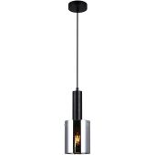 Italux Sardo PND55811BKSG lampa wisząca 1x40 W czarna-przydymiona