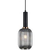 Italux Antiola PND55881MBKSG lampa wisząca 1x40 W czarna