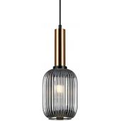 Italux Antiola PND55881MBROSG lampa wisząca 1x40 W mosiądz