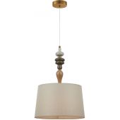 Italux Moren PND84678AAB lampa wisząca 1x60 W brązowa