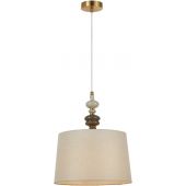 Italux Moren PND84678BAB lampa wisząca 1x60 W brązowa