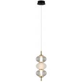 Italux Testa PND849383BK lampa wisząca 1x12 W przezroczysta