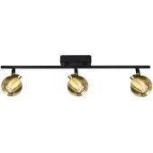 Italux Lafin SPL453793RBKGD lampa podsufitowa 3x10 W mosiądz