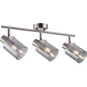 Italux Carimi SPL55813SCSG lampa podsufitowa 3x40 W przydymiona-srebrna