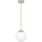 Kaja Savia K5790 lampa wisząca 1x10 W biała-złota-beżowa