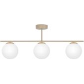 Kaja Savia K5792 lampa podsufitowa 3x10 W biała-złota-beżowa