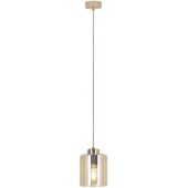 Kaja Vanes K5810 lampa wisząca 1x15 W złota-bursztynowa-beżowa