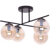 Kaja Delta K5161 lampa podsufitowa 4x40 W czarny