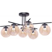 Kaja Delta K5162 lampa podsufitowa 6x40 W czarny