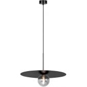 Kaja Fermi K5382 lampa wisząca 1x10 W czarna-grafitowa