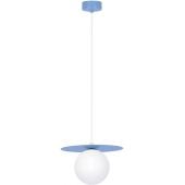 Kaja Robin K5445 lampa wisząca 1x10 W biała-niebieska