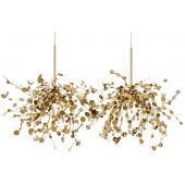 King Home Monete JD86532GOLD lampa wisząca 6x30 W złota