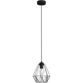 Luminex Bergen 0604 lampa wisząca 1x60 W czarna