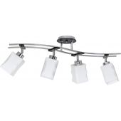 Luminex Derby 0791 lampa podsufitowa 4x60 W czarna-chrom