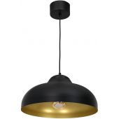 Luminex Basca 1539 lampa wisząca 1x60 W czarna