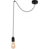 Luminex Spindel 3952 lampa wisząca 1x60 W czarna