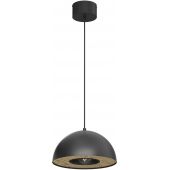 Luminex Elgund 4539 lampa wisząca 1x15 W czarna