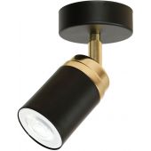 Luminex Reno 5163 lampa podsufitowa 1x8 W czarna