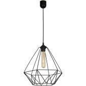 Luminex Basket New 8062 lampa wisząca 1x60 W czarna