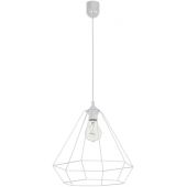 Luminex Alma 8962 lampa wisząca 1x60 W biała