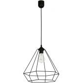 Luminex Alma 8967 lampa wisząca 1x60 W czarna