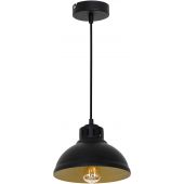 Luminex Sven 9142 lampa wisząca 1x60 W czarna