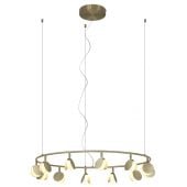 Mantra Shell 7260 lampa wisząca powyżej 6x50 W złoty