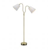 Markslöjd Modena 105274 lampa stojąca 2x60 W biała