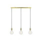 Markslöjd Sky 106335 lampa wisząca 3x60 W złota