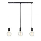 Markslöjd Sky 106336 lampa wisząca 3x60 W czarna