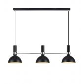 Markslöjd Larry 106855 lampa wisząca 3x60 W czarna