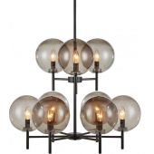 Markslöjd Crown 107921 lampa wisząca powyżej 6x20 W czarna