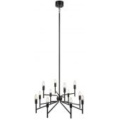 Markslöjd Regent 108107 lampa wisząca powyżej 6x40 W czarna