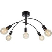 Markslöjd Cygnus 108284 lampa wisząca 5x40 W czarna