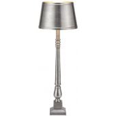 Markslöjd Metallo 108775 lampa stołowa 1x40 W srebrna