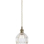 Markslöjd Gota 109136 lampa wisząca 1x40 W mosiądz-przezroczysta