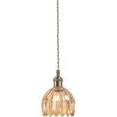Markslöjd Gota 109137 lampa wisząca 1x40 W mosiądz-bursztynowa