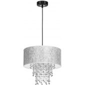 Milagro Almeria MLP6436 lampa wisząca 1x60 W czarna-chrom-srebrna-kryształ