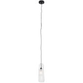 MaxLight Mauri P0588 lampa wisząca 1x12 W czarna-przezroczysta