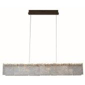 MaxLight Everest P0678 lampa wisząca 1x52 W brązowa