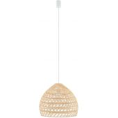 Nowodvorski Lighting Boho 11150 lampa wisząca 1x25 W biała-drewno